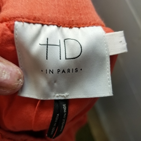 Anthropologie HD in Paris coral strapless dress - Picture 5 of 8